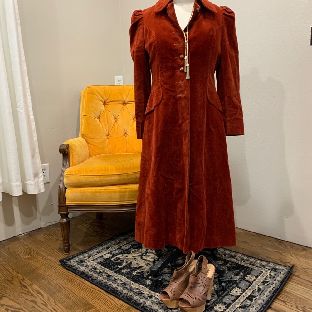 70s ILGWU made Corduroy trench